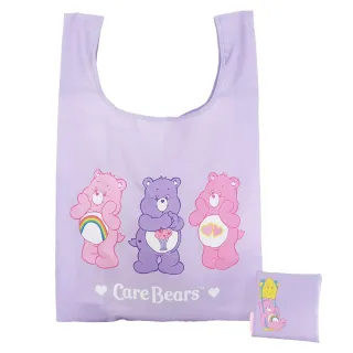 【Marushin 丸真】雙11 Care Bears 彩虹熊 收納環保購物袋 三隻小熊