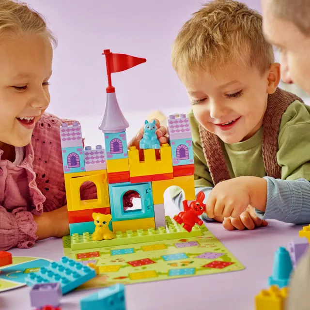 【LEGO 樂高】得寶系列 10450 哈西的城堡遊戲(家家酒 幼兒積木 兒童玩具 學習積木)