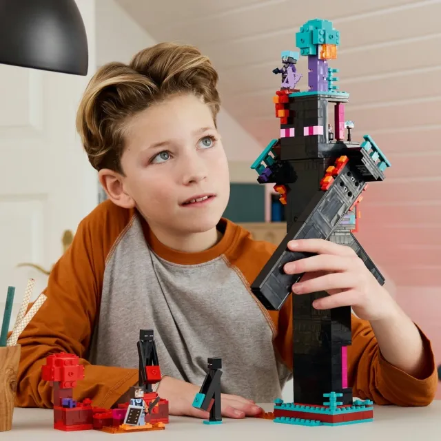 【LEGO 樂高】Minecraft 21279 終界使者塔(麥塊 電玩遊戲 兒童玩具 積木)