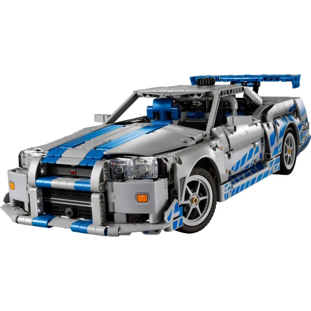 【LEGO 樂高】科技系列 42210 2 Fast 2 Furious Nissan Skyline GT-R R34 Car(玩命關頭 賽車 擺設 積木)