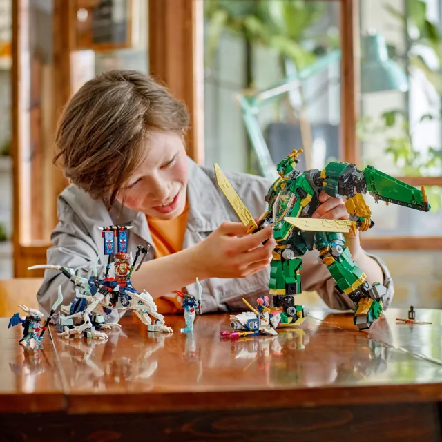 【LEGO 樂高】旋風忍者系列 71845 勞埃德的噴射機機械人(忍者積木 兒童玩具 幼兒積木 猛龍崛起)