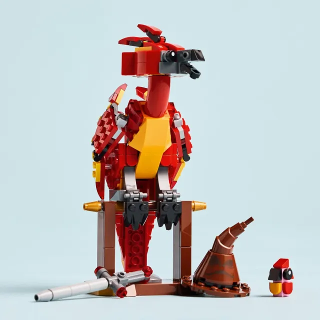 【LEGO 樂高】哈利波特系列 76448 佛客使：鄧不利多的鳳凰(Harry Potter 鳳凰 兒童玩具 積木)