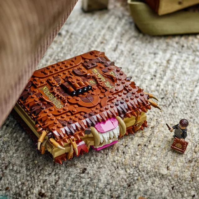 【LEGO 樂高】哈利波特系列 76449 會咬人的《怪獸的怪獸書》(Harry Potter 怪獸書 兒童玩具 積木)