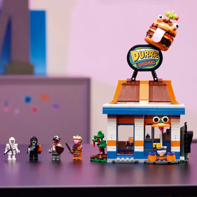 【LEGO 樂高】要塞英雄系列 77076 Durrr Burger Restaurant(Fortnite 兒童玩具 積木)
