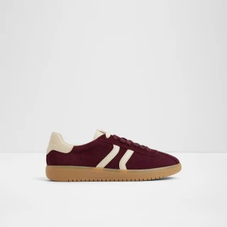 【ALDO】CHICSNEAKER-絨毛復古休閒鞋-女鞋(酒紅色)
