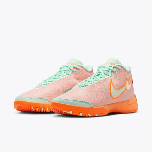 【NIKE 耐吉】LBJ NXXT Genisus EP 男 籃球鞋 運動鞋 實戰 緩震 支撐 橘綠(HF0711-301)