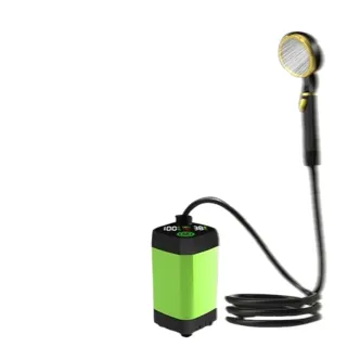 【linsen生活館】花灑 戶外洗澡神器 電動便攜式 淋浴器 電動花灑(7800毫安 水流隨意調節 預售15天)