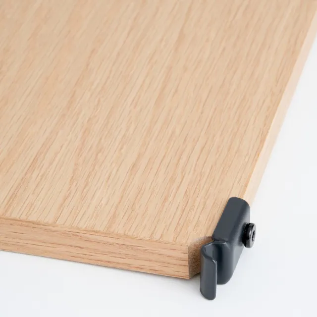 【MUJI 無印良品】SUS追加棚/橡木黑鉤/84(大型家具配送)