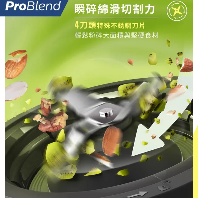 【Philips 飛利浦】秒碎冰沙果汁機(HR2291/01)