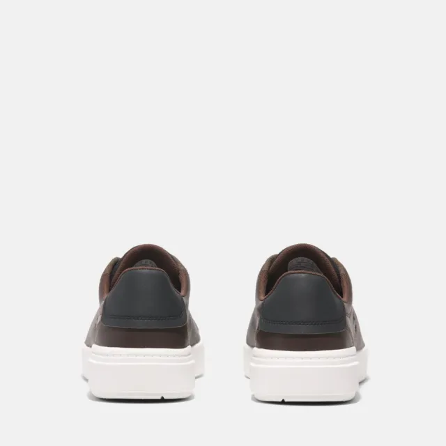 【Timberland】男款深棕色低筒休閒鞋(A41F7W01)