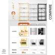 【ONE HOUSE】五層70寬_升級全碳鋼 洛克免組裝折疊置物架附輪-9色可選(鐵架/收納架/書架/免安裝/層架)