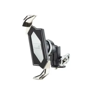 【TAKEWAY】黑隼Z機車手機架-雙磁浮減震-後照鏡防盜版(LA3-PH05-AnvPRO/重機/摩托車導航手機夾)