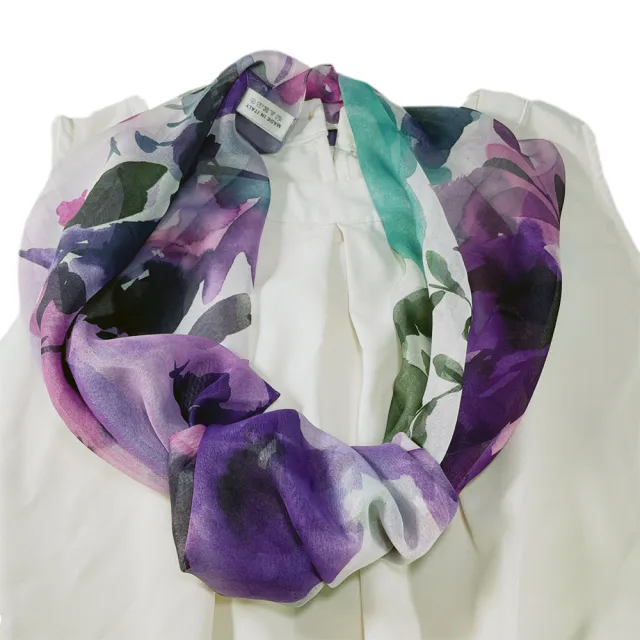 【iTa.a】100%義大利制造80×80雪紡大方巾(時尚.機能.環保-歐洲工藝普及版B18)