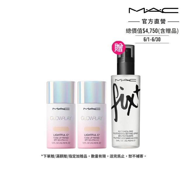 【M.A.C】新品上市 高防曬水潤妝前組(超漾光高防曬妝前乳SPF50+/PA+++*2)