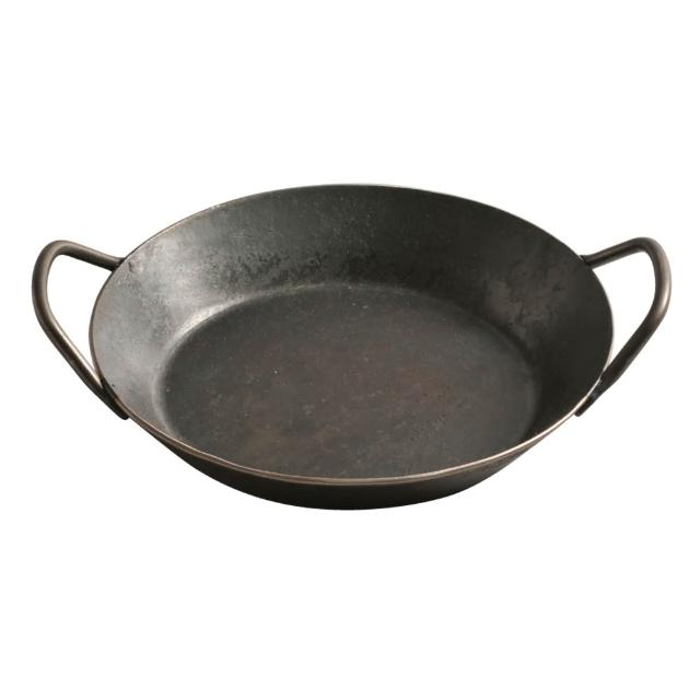 【德國turk鐵鍋】手工職人專業經典一體成型 熱鍛平底鍋雙耳28cm 65828(台灣獨家總代理經銷)