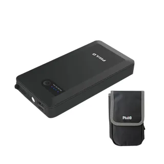 【Philo 飛樂】PQC-8000SE 8000MAH 純黑潮酷款 救車行動電源-送收納包