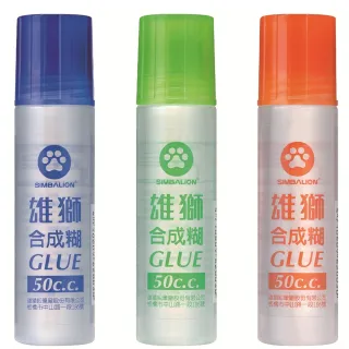 【SIMBALION 雄獅文具】HG50/1 合成糊  24瓶入(辦公 學生 開學 文具  DIY 幼兒園)