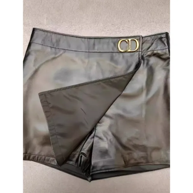 【巴黎精品】女頂級真皮裙真羊皮褲裙半身裙A字裙短裙子洋裝休閒女裝(真皮褲裙女褲子n1iv59)