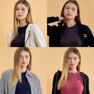 PUMA顯微細絨圓領上衣4件-女(U)