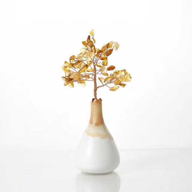 【勝弘珠寶】多明尼加藍珀招財樹