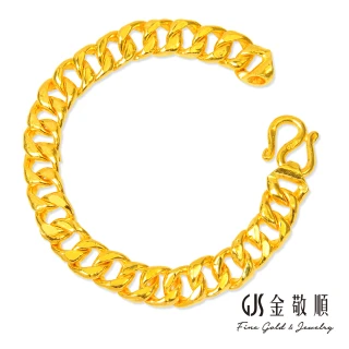 【GJS 金敬順】黃金手鍊單善(金重:10.22錢/+-0.03錢)