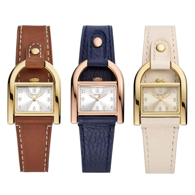 【FOSSIL】Harwell系列 ES5264 ES5266 ES5280 馬鞍 夜光 皮革 石英 女錶