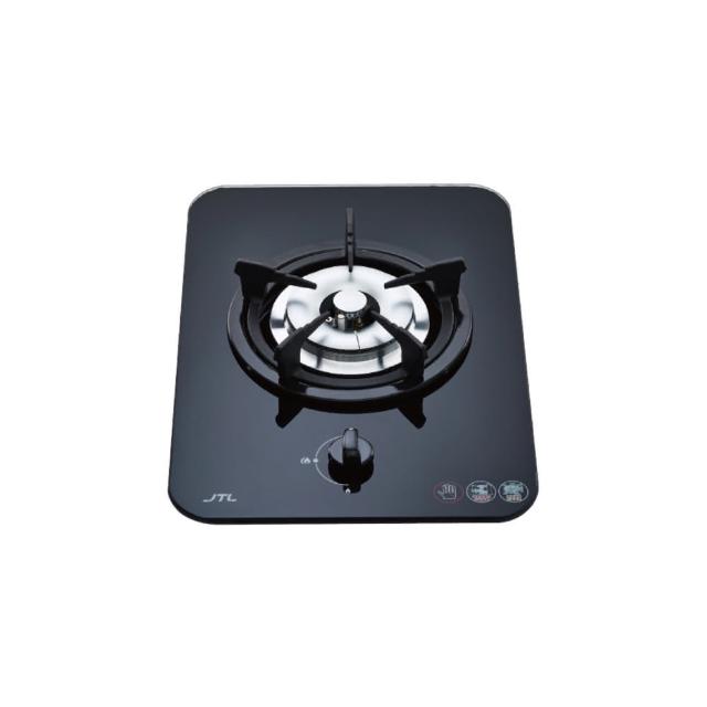 【喜特麗】單口黑色玻璃檯面爐(JT-GC111A原廠安裝)