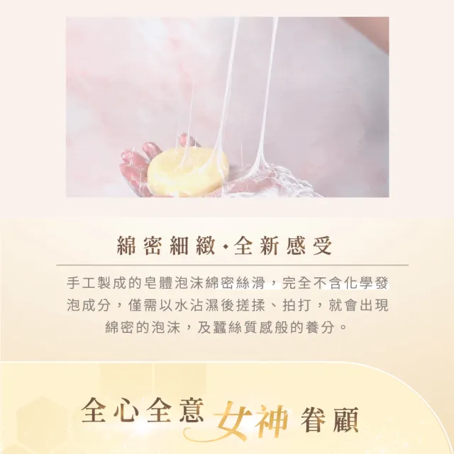 【女神伊登】蠶絲卵殼膜蜂萃面膜皂直播限定超值組
