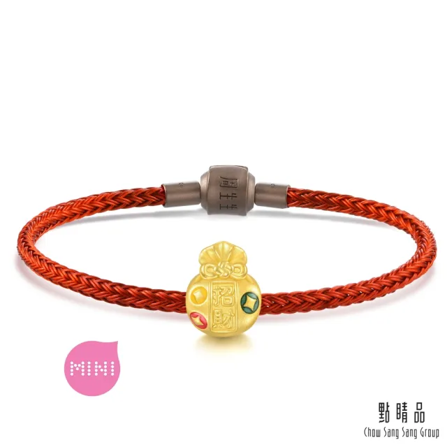 【點睛品】Charme Mini 招財御守 黃金串珠