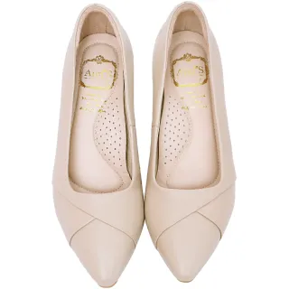 【Ann’S】此生最好穿-頂級小羊皮備受呵護跟鞋(粉杏)