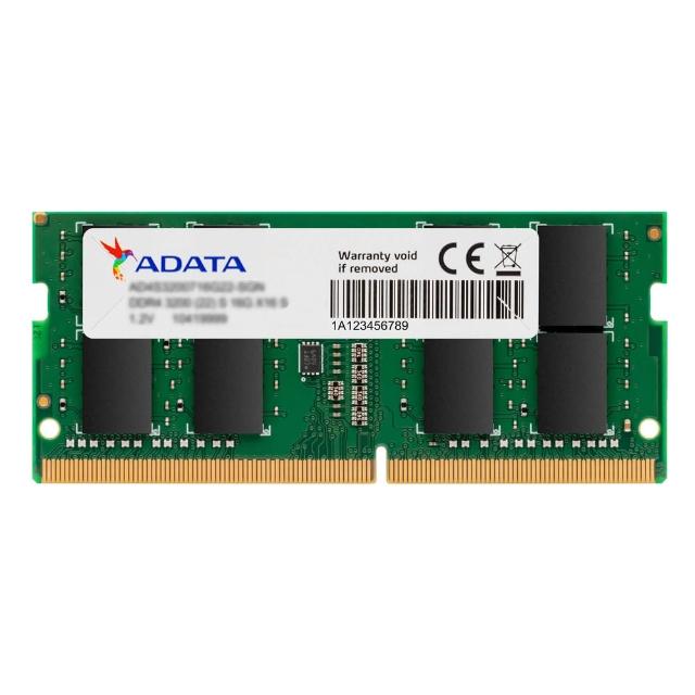【ADATA 威剛】Premier DDR4 3200 8GB 筆記型記憶體 (AD4S320038G22-SGN)