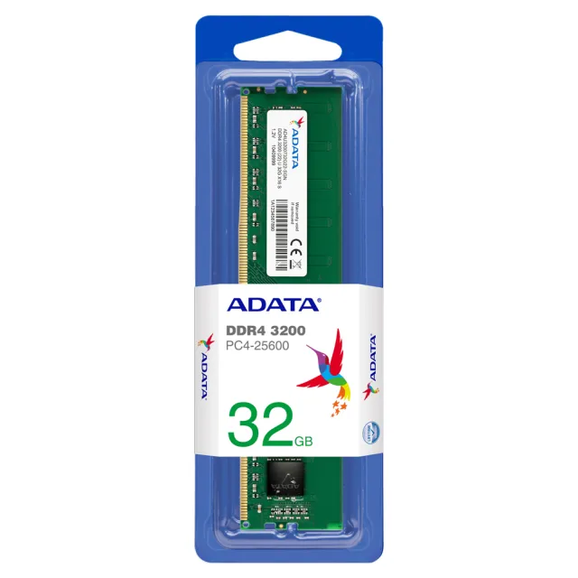 【ADATA 威剛】Premier DDR4 3200 32GB 桌上型記憶體(AD4U3200732G22-SGN)