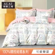 【ALAI寢飾工場】台灣製 100%精梳純棉枕套床包組(單人/雙人/加大 均一價 多款任選)