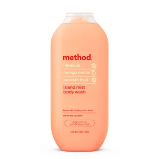 【method 美則】感官沐浴乳-島嶼晨霧532ml(木槿花、芒果花蜜、百香果)