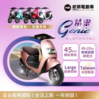 【威勝電動車】精靈 Genie 微型電動二輪車-TSV35(免駕照/合法上路/微電車)