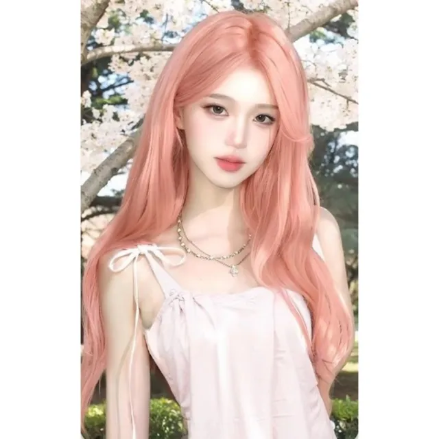 【巴黎精品】長假髮捲髮/直髮整頂假髮(西柚粉甜美Lolita女假髮4款n1ji12)