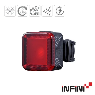【INFINI】I-466R星芒充電尾燈 65流明(警示燈/車燈/後燈/夜騎/安全/自行車/單車)