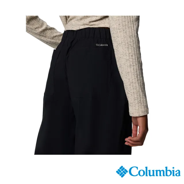 【Columbia 哥倫比亞】女款-防曬UPF50防潑長褲-黑色(UAR20010BK/JS)