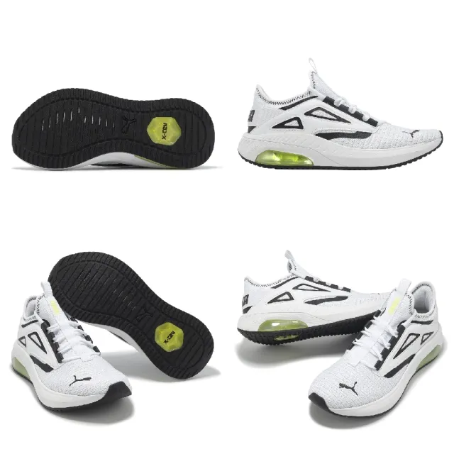 【PUMA】慢跑鞋 X-Cell Ayro 男鞋 白 黑 拼接 緩衝 運動鞋(311648-05)