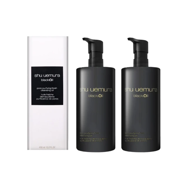 【Shu uemura 植村秀】黑米精萃潔顏油 450ML-2入組(國際航空版)