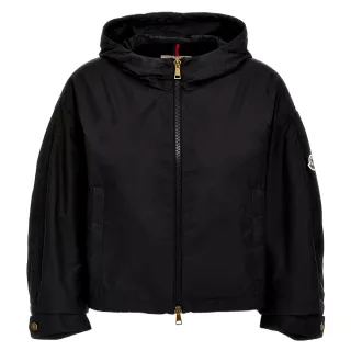 【MONCLER】女款 VIZILLE 短版連帽夾克-黑色(1號USA-S、2號USA-M、3號USA-L)