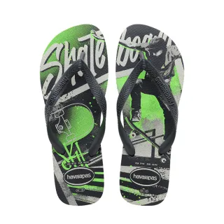 【havaianas 哈瓦仕】拖鞋 男鞋 女鞋 夾腳拖 潮流運動 滑板 Top Athletic 黑 4141348-0074U(哈瓦士)
