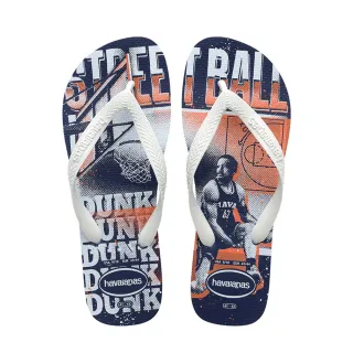 【havaianas 哈瓦仕】拖鞋 男鞋 女鞋 夾腳拖 潮流運動 籃球 Top Athletic 藍白 4141348-6359U(哈瓦士)