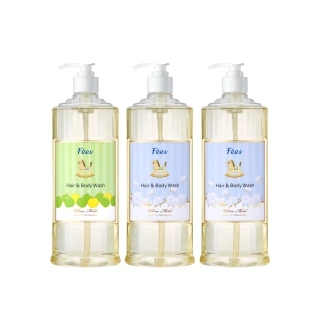 【Fees 法緻】嬰兒柔護洗髮沐浴精600ml 3入組