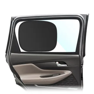 【OMyCar】靜電遮陽隔熱貼 後座-2入(汽車遮陽 車窗遮陽 防曬遮光)