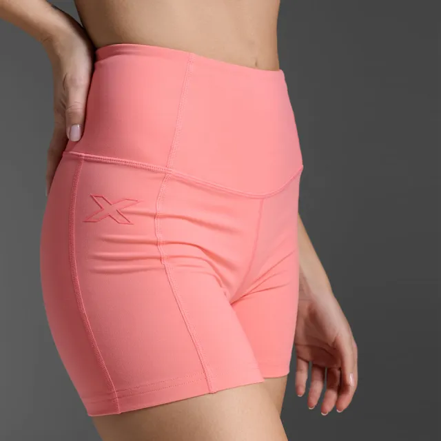 【2XU】W Form Soft Touch Hi-Rise Compression Shorts 女士 4吋高腰柔感壓縮短褲 粉(2X24SSW730411)