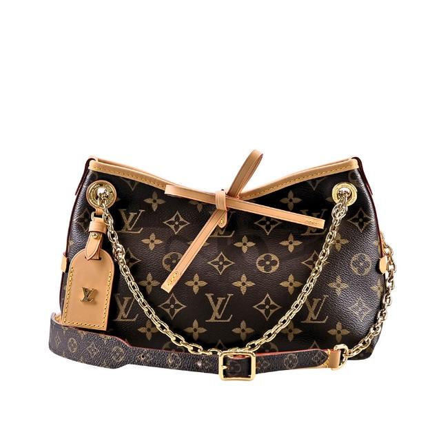 【Louis Vuitton 路易威登】M13014 新款CarryAll BB Monogram 帆布鍊帶/斜背包