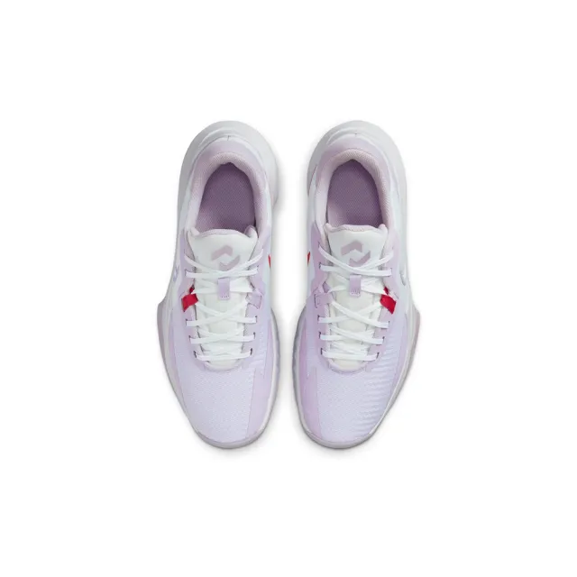 【NIKE 耐吉】Precision 6 VI 男鞋 籃球鞋 白 藍 膠底 白 粉 DD9535-100