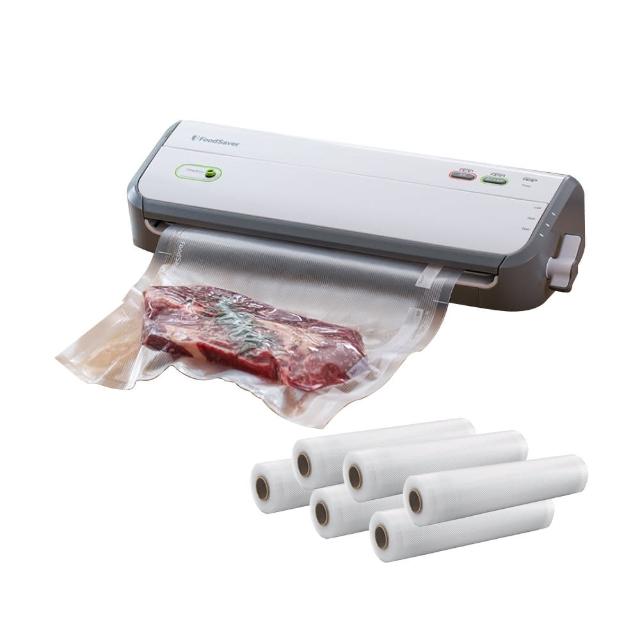 【FoodSaver】真空保鮮機FM2010+真空卷6入(真空機/包裝機/封口機)