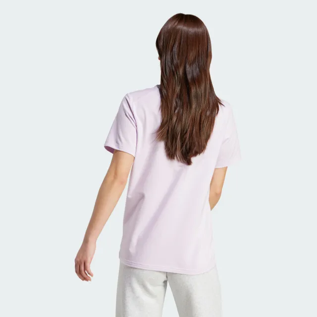 【adidas 愛迪達】短袖上衣 女 亞規 W C DDL SURF T 粉 JX5328